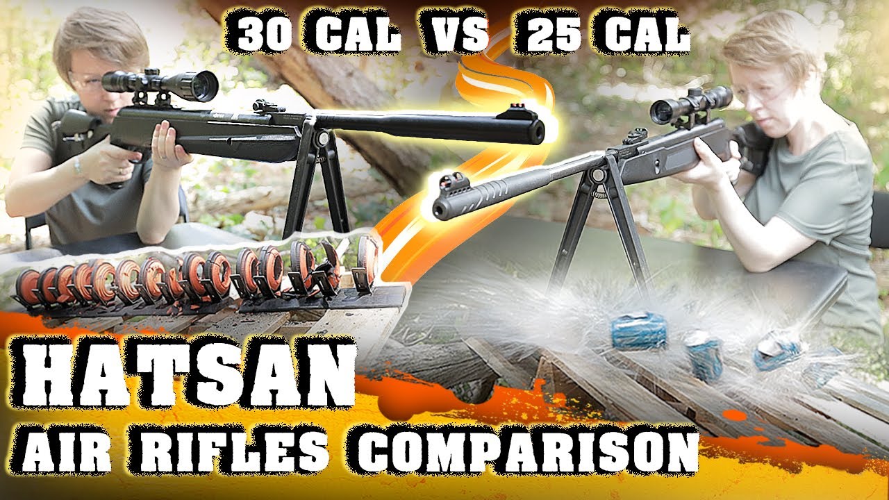 HATSAN Mod 130S Vortex .30 Cal VS Edge Vortex Combo .25 Cal AIR