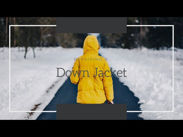 How to repair a hole in your down jacket from   (free P&P worldwide) 