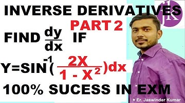 Inverse Differentiation Trick ✔2 How To Solve Derivatives of Inverse Trigonometry Function Problems