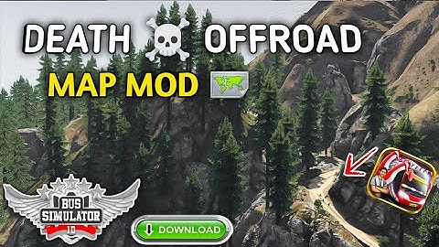 💯New LATEST OFFROAD Map Mod For Bus simulator Indonesia || BUSSID mapmod V3.7 #offroadmapmod#mapmod