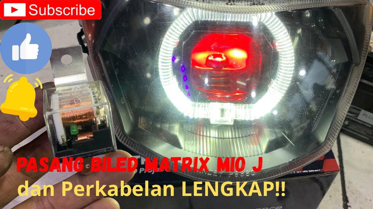 Pasang Biled Matrix Mio J + Perkabelan Lengkap‼️