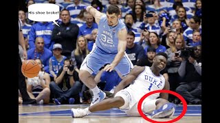 Basketball Shoe Malfunctions Compilation | Zion, Lebron, and more break basketball shoes!