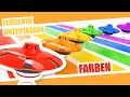 Welche Farbe hat die fliegende Untertasse? | Lernen Sie die Farben mit Titounis