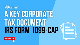 IRS Form 1099CAP | A Key Corporate Tax Document