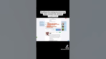 auditions for my indie animation series is open now on castcall