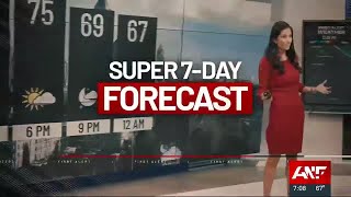 Super 7-Day Forecast: Chilly night ahead before a stormy night on Thursday