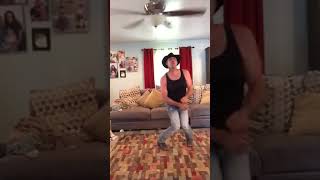 Git up challenge..accepted by hot hubby cowboy!😍