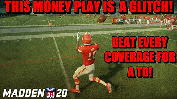 HOW TO BOMB EVERY DEFENSIVE COVERAGE IN MADDEN 20 FOR A TD! THIS MONEY PLAY IS A GLITCH! TIPS