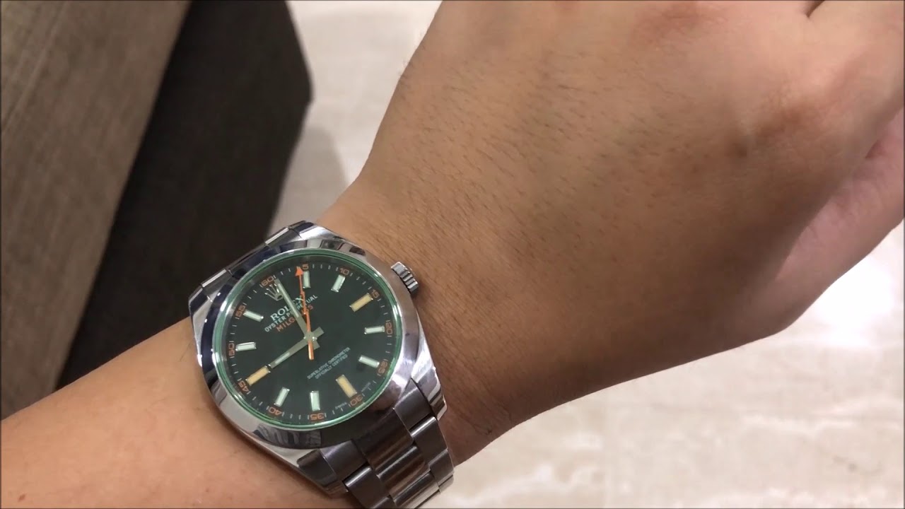 Authentic New 116400GV Rolex Z Blue Dial Men's Watch on Sale |  AuthenticWatches