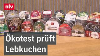 Ein Lebkuchen fällt im Ökotest durch - Potenziell krebserregend