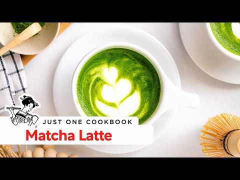 Matcha Latte (Video) 抹茶ラテ • Just One Cookbook