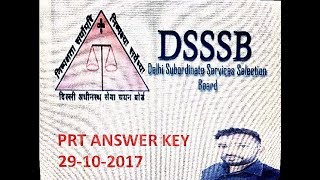 Solution of DSSSB PRT 29th 2017 || Math Section ||