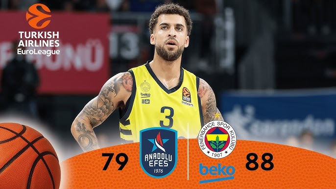 Anadolu Efes - Fenerbahçe Beko (79-88) - Maç Özeti - EuroLeague 5. Hafta -  YouTube