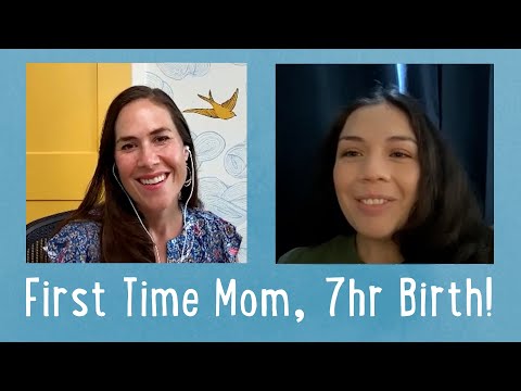 Natural Birth Story 🥰 First Time Mom, 7 Hour Birth
