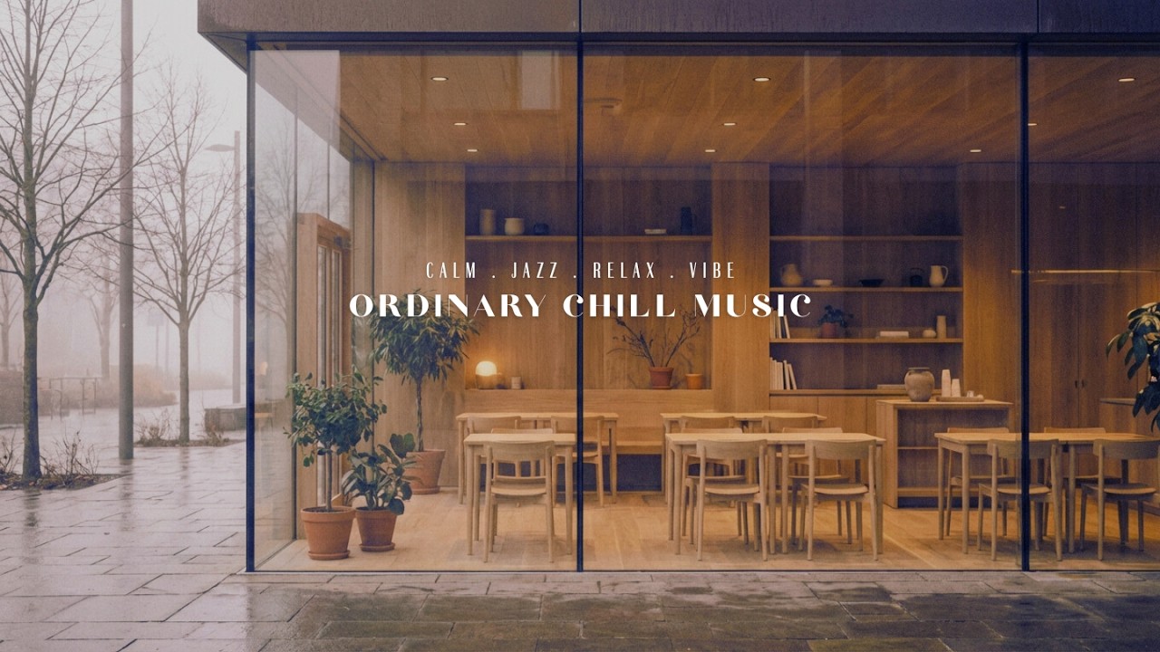 Smooth Jazz Playlist | Relaxing Rainy Café Music for Study, Focus & Calm Mornings