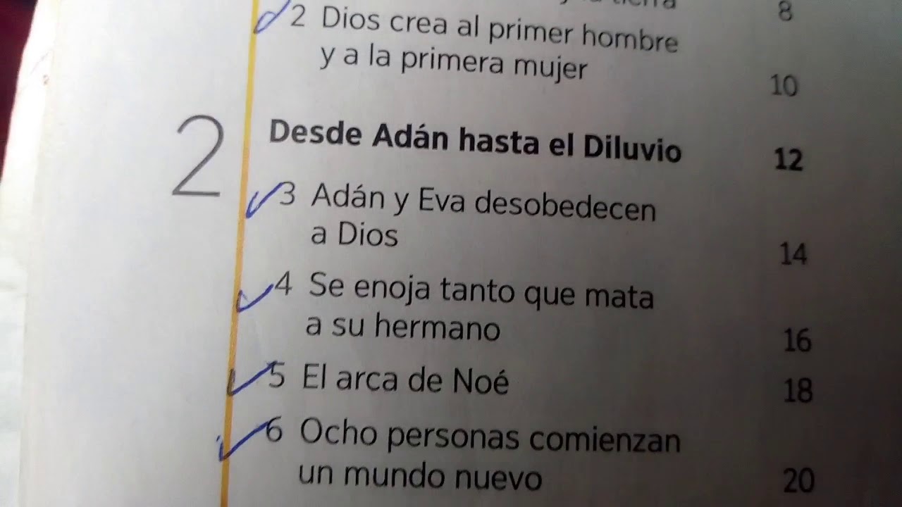 El comienzo de leer el libro Lecciones que aprendo de la Biblia - YouTube