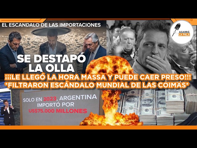 ¡¡¡LLEGÓ LA HORA DE MASSA Y VA CAER PRESO!!! FILTRAN ESCÁNDALO MUNDIAL POR COIMAS DE IMPORTACIONES
