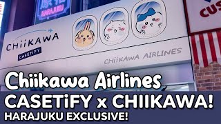 CHIIKAWA x CASETIFY Pop-Up in Harajuku! | Chiikawa Airlines | December 2024 Collection