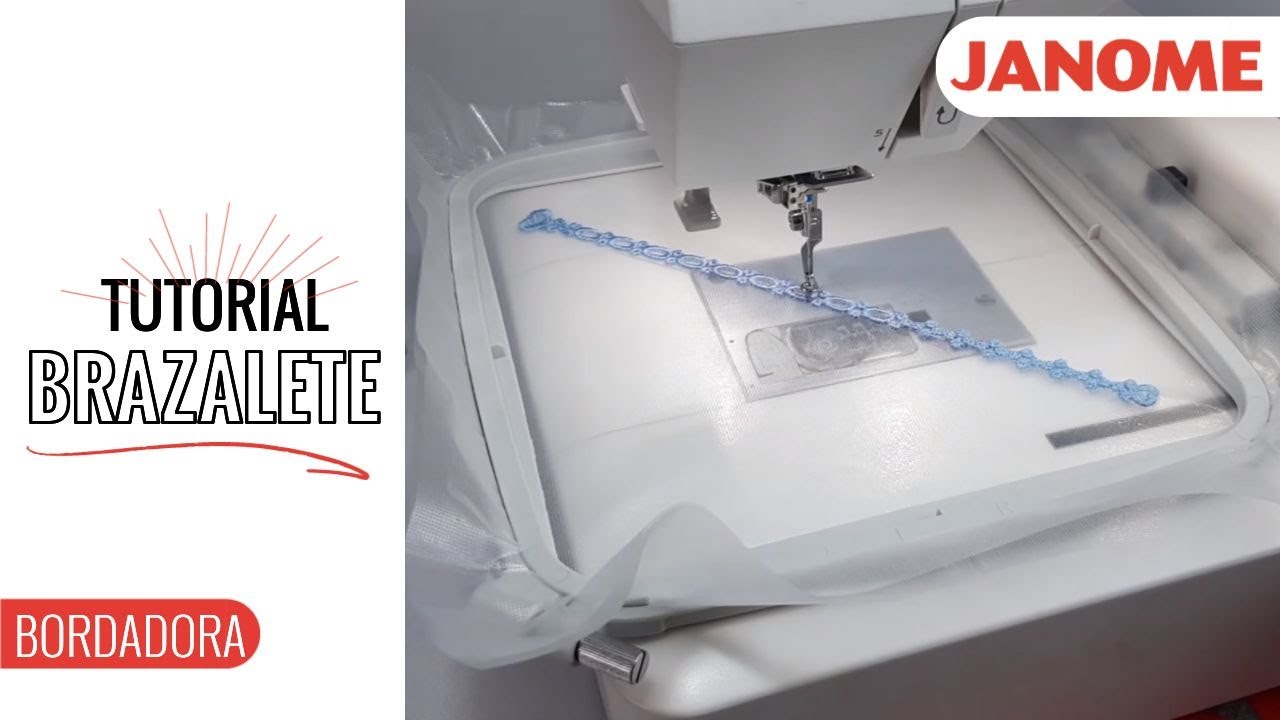 Tutorial Bordadora: Brazalete -