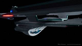 Star Trek - Enterprise-B rendezvous with USS Arges