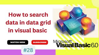 How to search Data from data grid in visual basic || how to add data in VB || visual basic tutorial