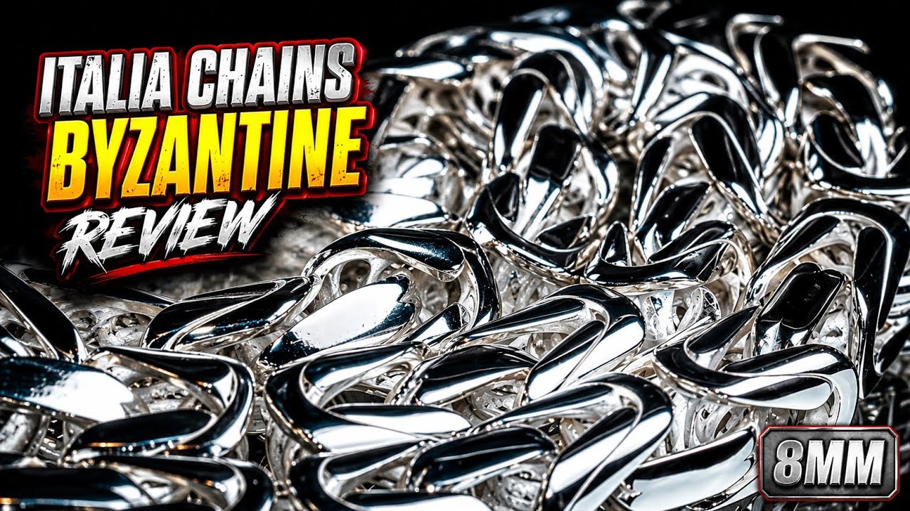 This 8MM Silver Byzantine Chain Is TIMELESS! | Italia Chains 