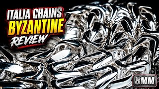 This 8MM Silver Byzantine Chain Is TIMELESS! | Italia Chains Review