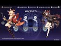 PYRO DUET | Spiral Abyss 2.3 Floor 12 Full Stars Genshin Impact
