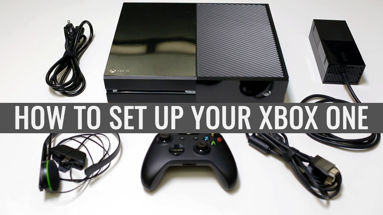 Retentie spier Natte sneeuw How to set up the Xbox One - YouTube