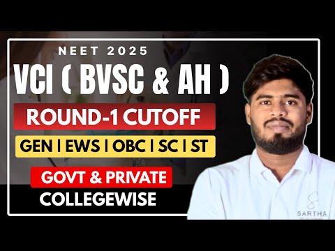 NEET 2025 VCI ROUND 1 CUTOFF 🔥|| COLLEGE & CATEGORY WISE || HIGH CUTOFF 😳 ||#vcicounselling2025