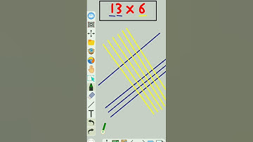 multiplication by lines | Japanese multiplication #shorts #youtubeshorts #multiplication