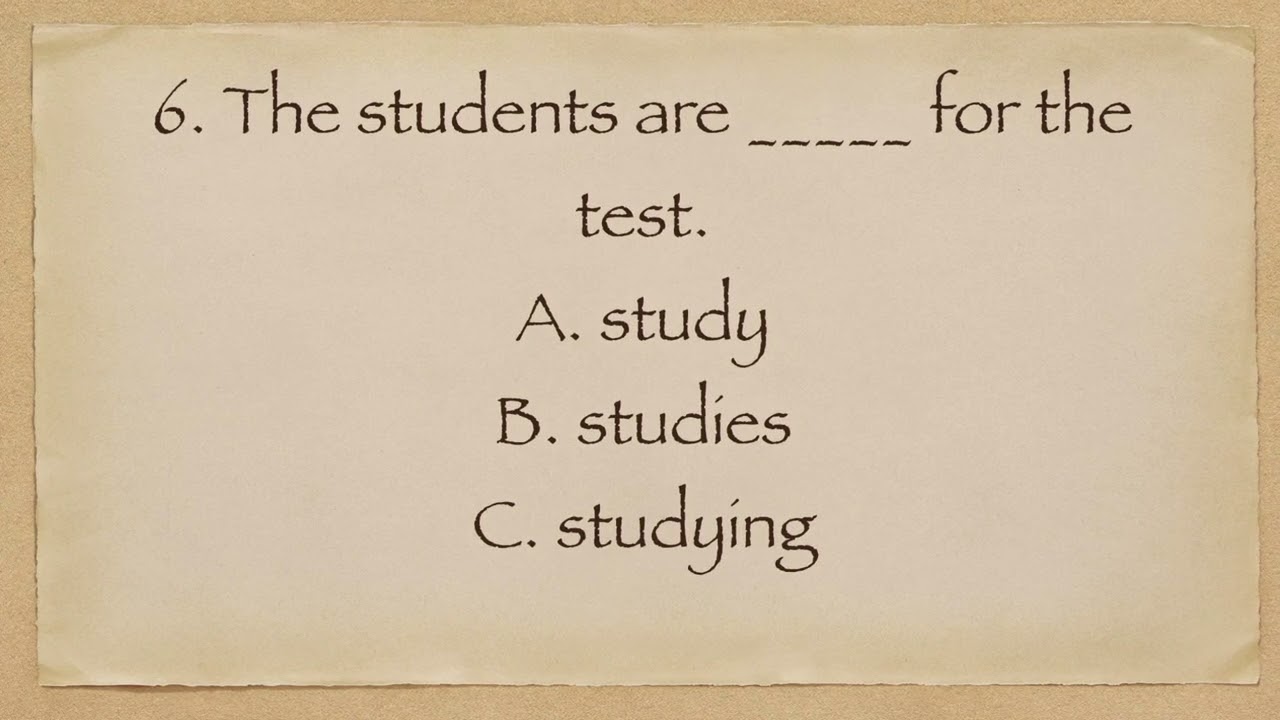 Grammar 5 ( Subject - verb Agreement )