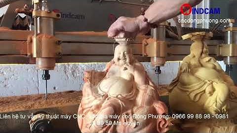 Máy cnc 2614 - 4 đục tượng di lạc