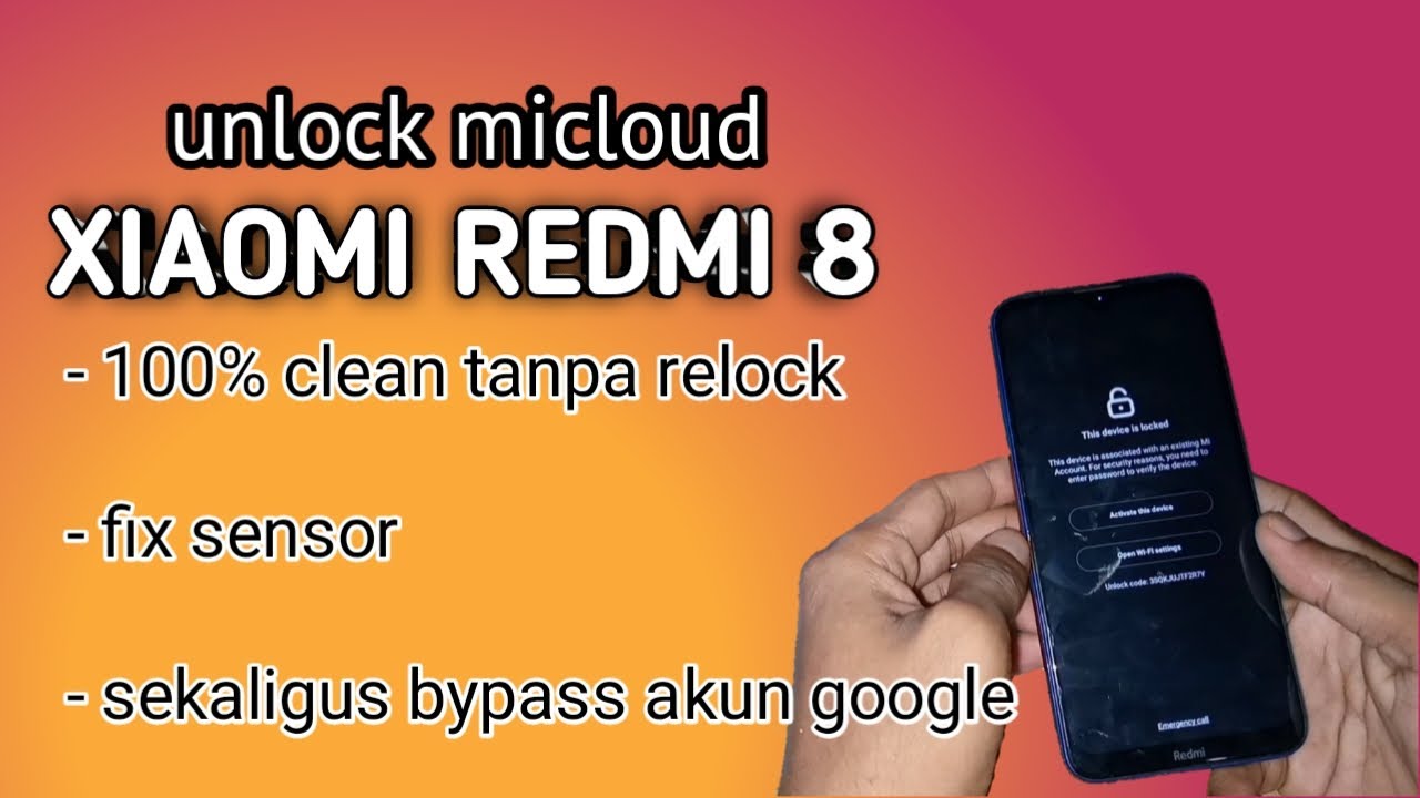 Redmi 8 разблокировка