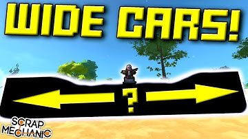 SUPER WIDE CAR RACE! - Scrap Mechanic Multiplayer Monday Ep60