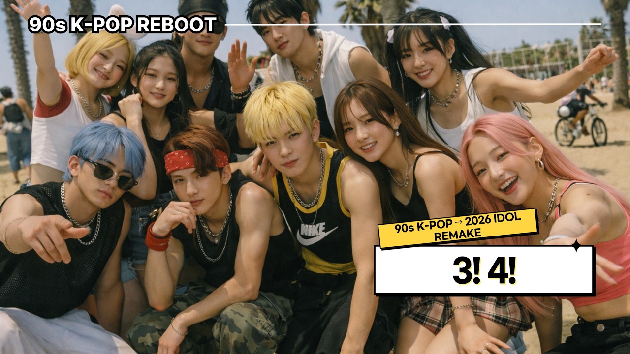 90s → IDOL | 90년대 히트곡을 아이돌이 부른다면? [EP.007 3!4!] #아이돌리믹스 #아이돌음악
