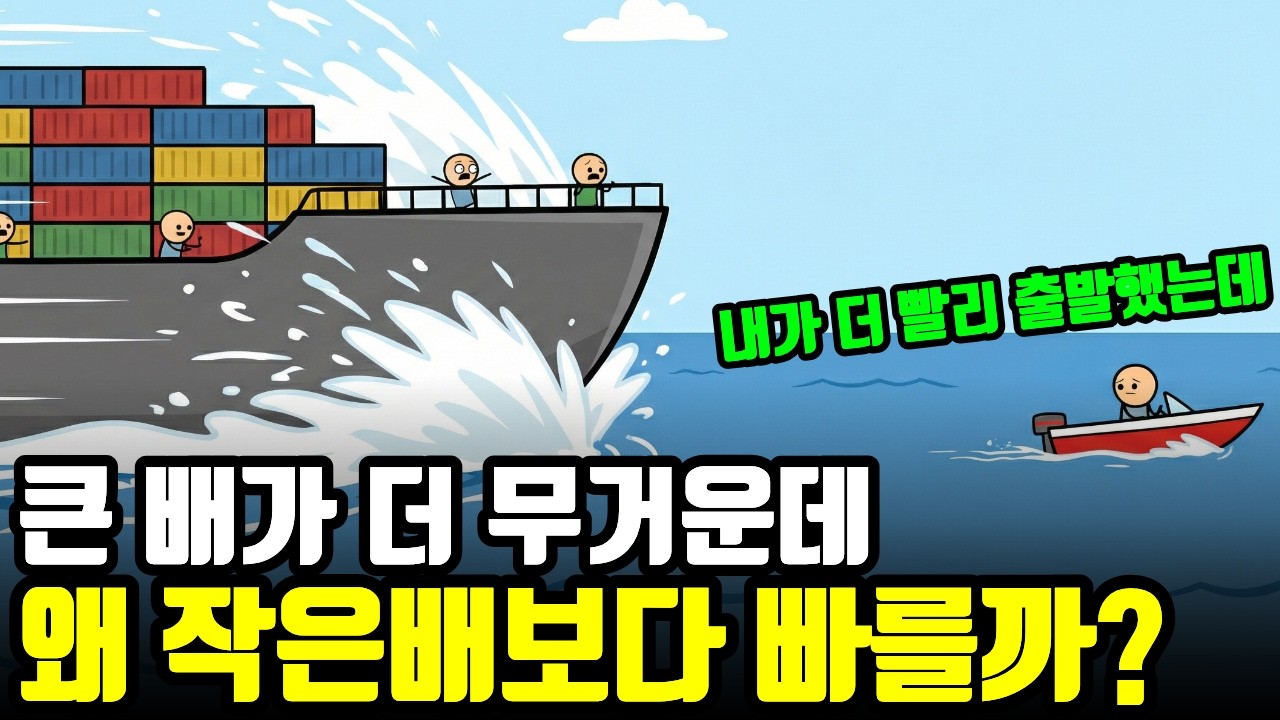 무거운 배가 더 빠른 이유