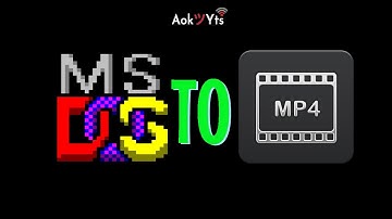 MS DOS Application to MP4 How to change