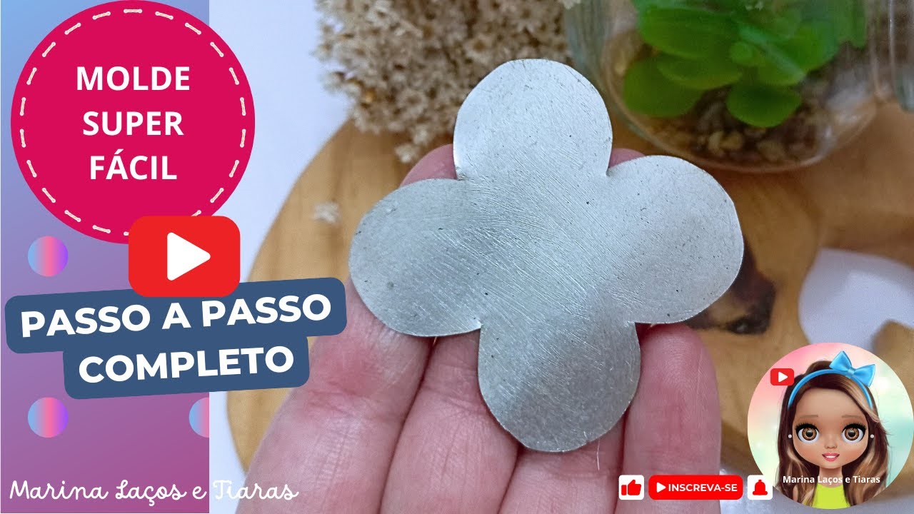 Como Fazer Molde em Lata de Alumínio Passo a Passo - #comofazerlacos #pap #diy #laco #laço