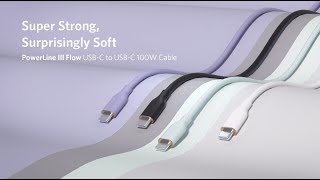 Anker | Anker Flow USB-C to USB-C 100W Cable| Super Strong, Surprisingly Soft screenshot 1