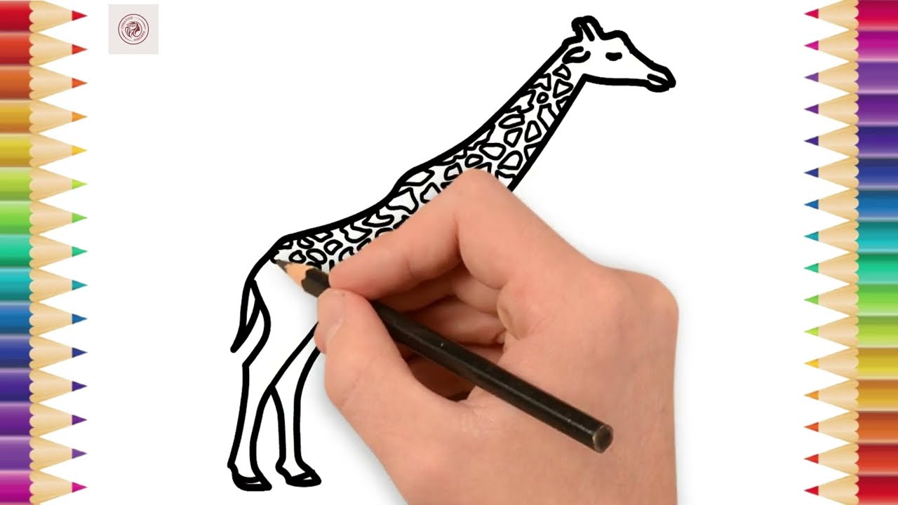 How to draw Giraffe | Giraffe Drawing Easy || How to Draw Giraffe 🦒 In Easy Way 
