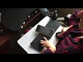ASMR Beautiful Disabled Chick Typing