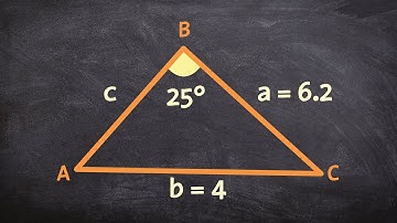 Using the law of sines when there are two cases