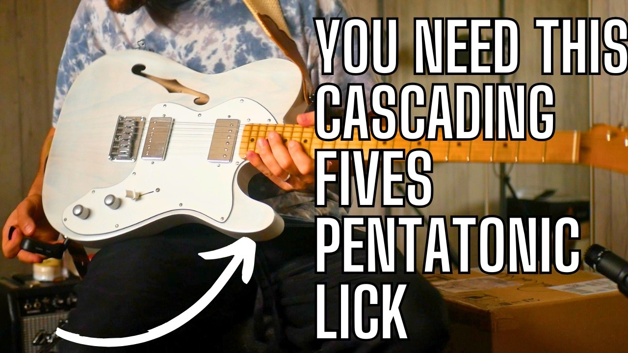 Watch You NEED This Pentatonic String Skipping Lick - Cascading Fives and More on YouTube Watch You NEED This Pentatonic String Skipping Lick - Cascading Fives and More on YouTube
