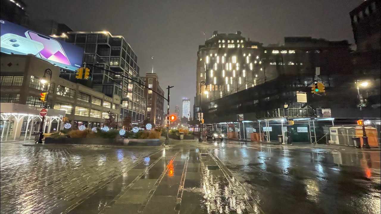 ??Live from NYC(01.17.2022): Rain Walk in Manhattan(Winter Storm Approaching)