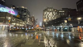 🇺🇸Live from NYC(01.17.2022): Rain Walk in Manhattan(Winter Storm Approaching)