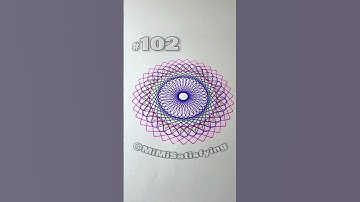 Beautiful Spirograph 💈 #spirograph #satisfying #drawing #asmr #pattern #art #viral #fyp #shorts