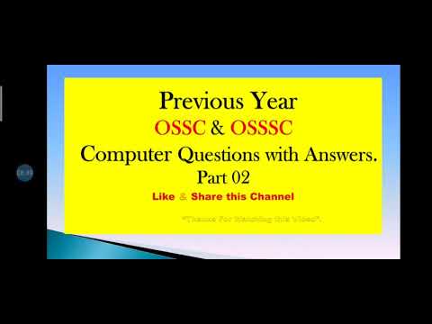 OSSC 2020 Exam Computer set 02