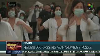 Resident doctors demand basic work conditions in Catalonia, Spain