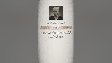 سورة النجم | الآية 39-41 | الشيخ محمد صديق المنشاوي رحمه #القرآن_الكريم